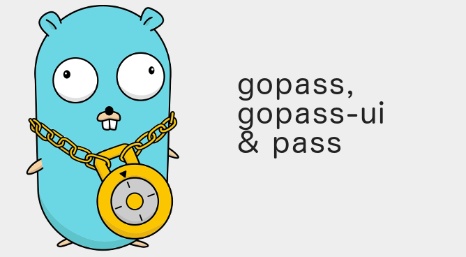 Managing passwords in teams with Gopass